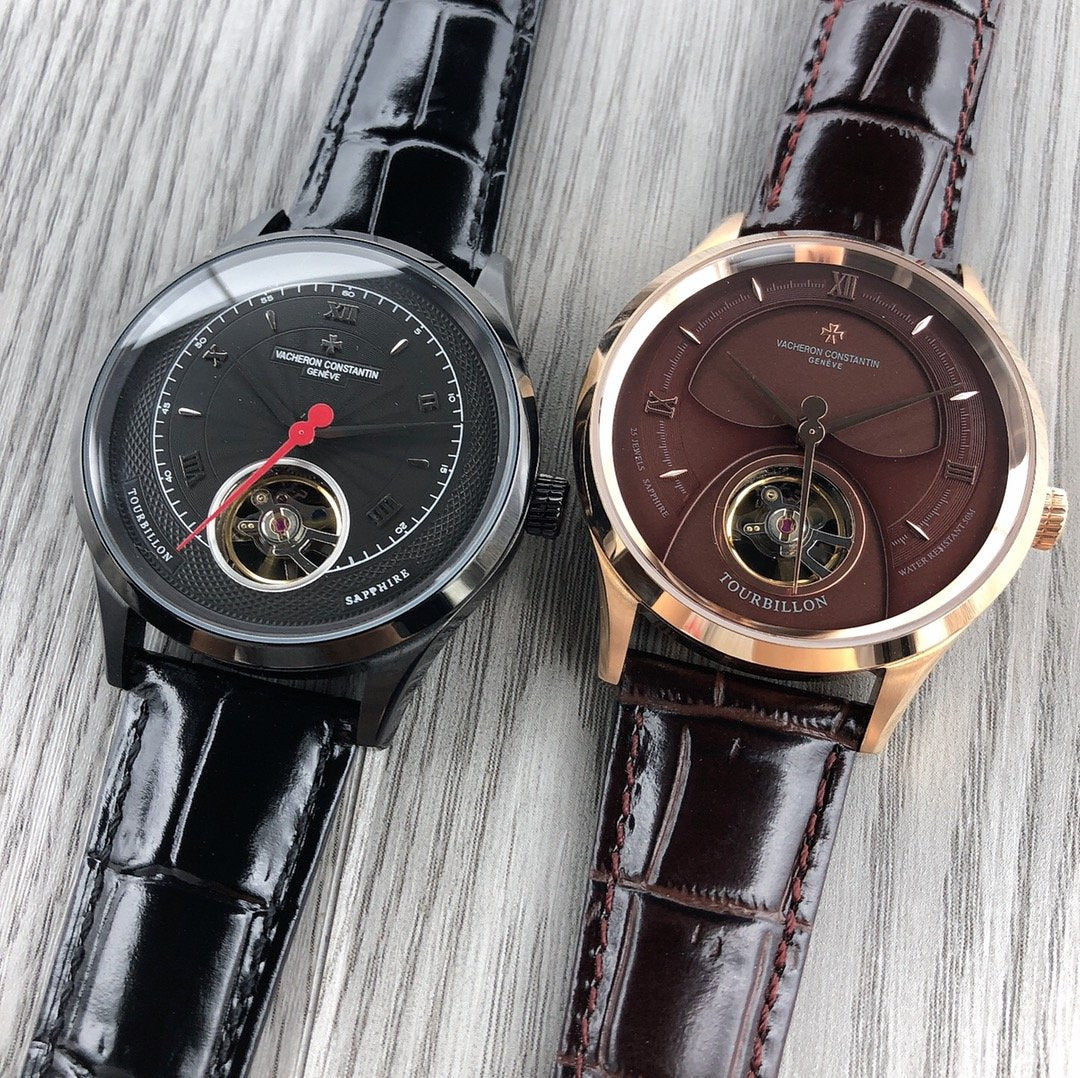 VACHERON PATRIMONY TOURBILLON LEATHER STRAP