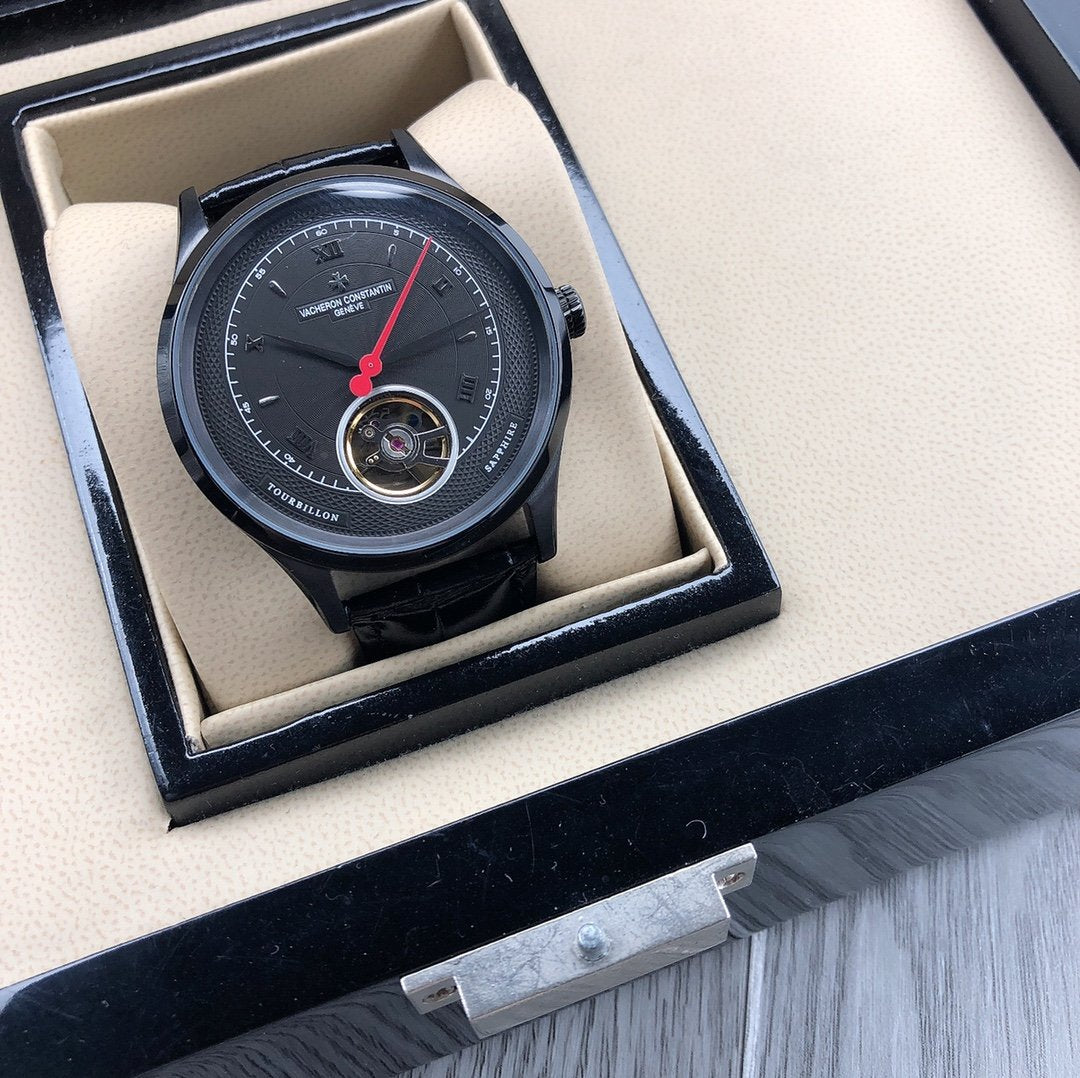 VACHERON PATRIMONY TOURBILLON LEATHER STRAP