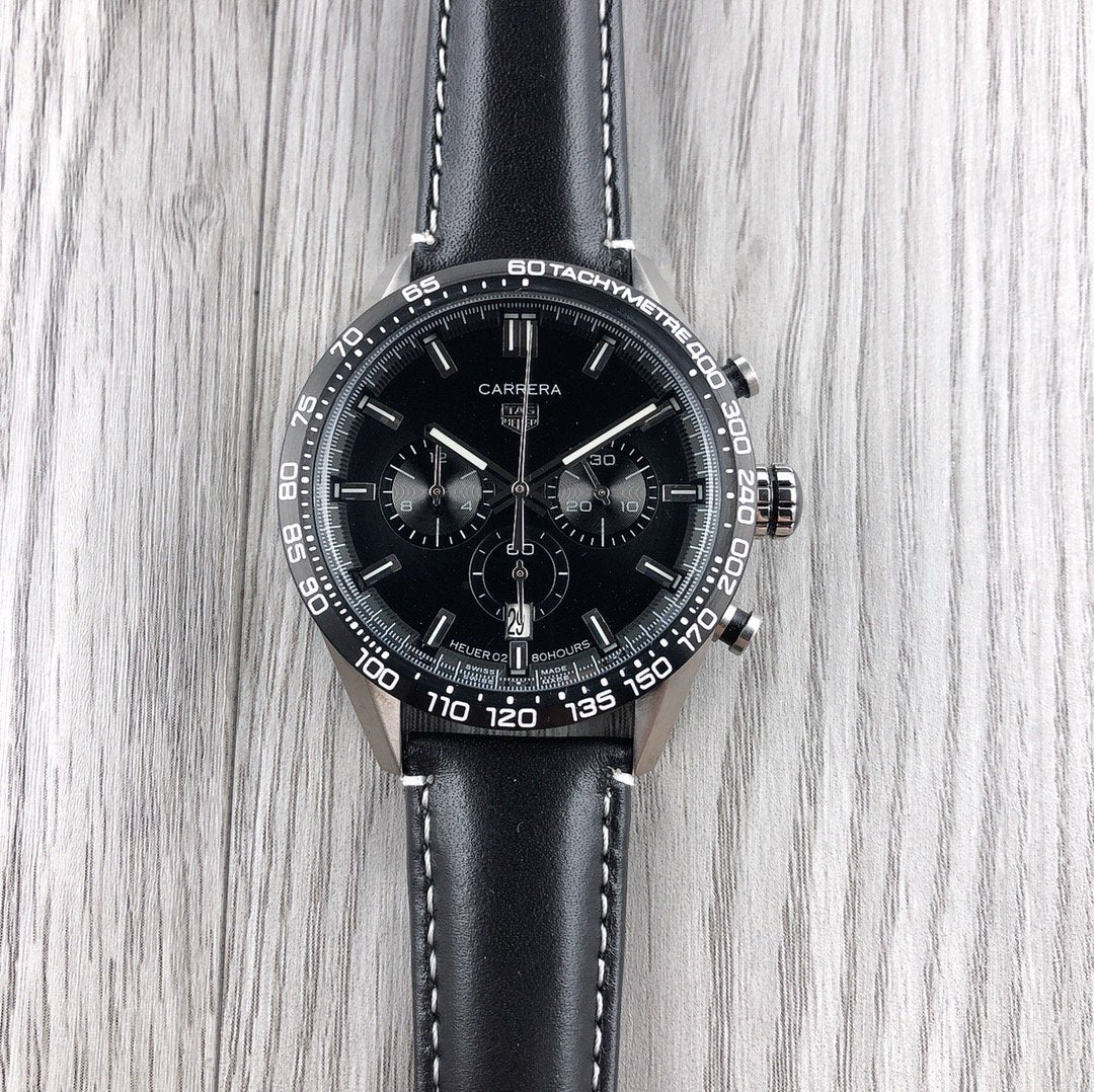 CARRERA CHRONOGRAPH QUARTZ LEARHER STRAP