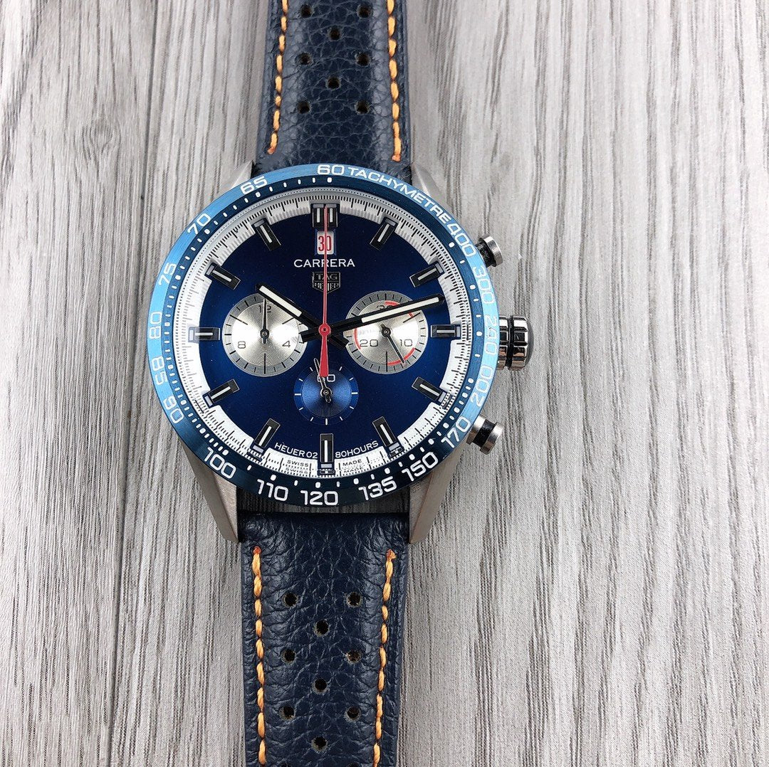 CARRERA CHRONOGRAPH QUARTZ LEARHER STRAP