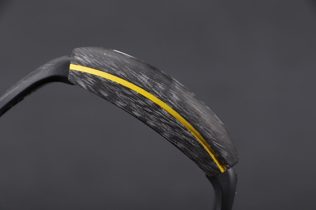 FRANCK VANGUARD CRAZY HOURS CARBON YELLOW NUMERALS