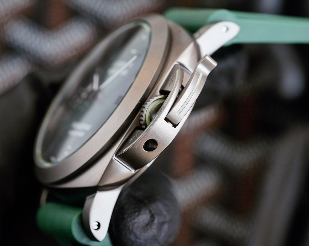 LUMINOR 1950 3 DAYS 44MM STEEL CASE DEEP GREEN DIAL