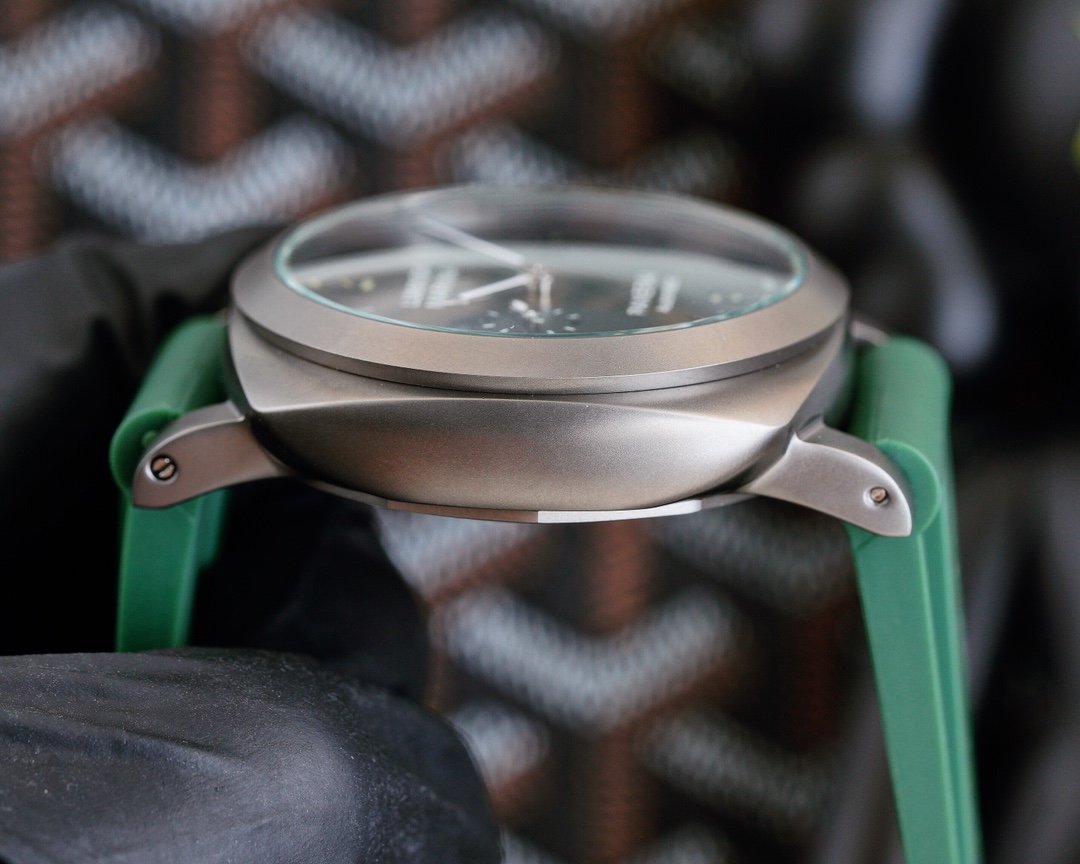 LUMINOR 1950 3 DAYS 44MM STEEL CASE DEEP GREEN DIAL