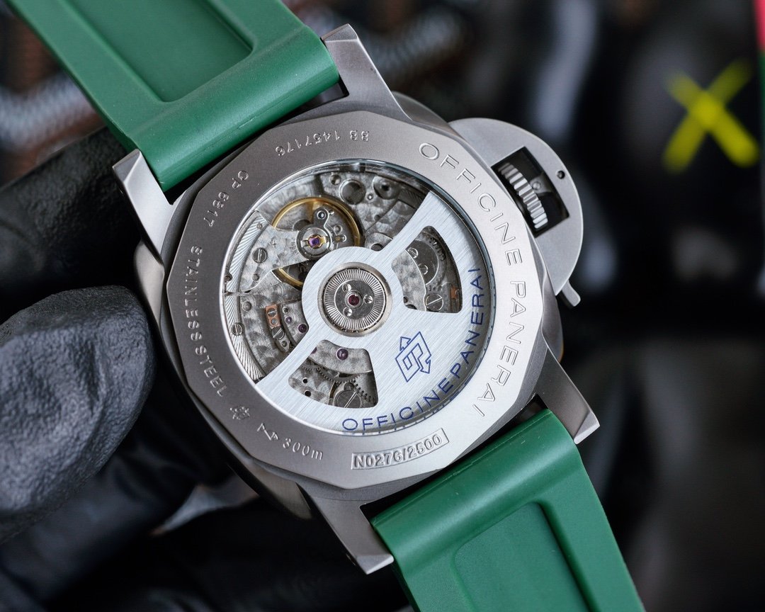 LUMINOR 1950 3 DAYS 44MM STEEL CASE DEEP GREEN DIAL