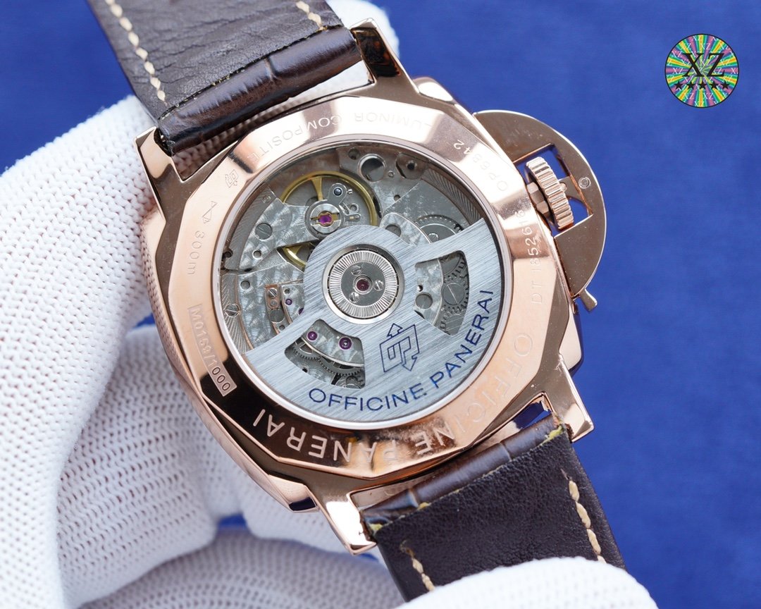 PANERAI 1950 3 DAYS 44MM ROSE GOLD BLUE DIAL