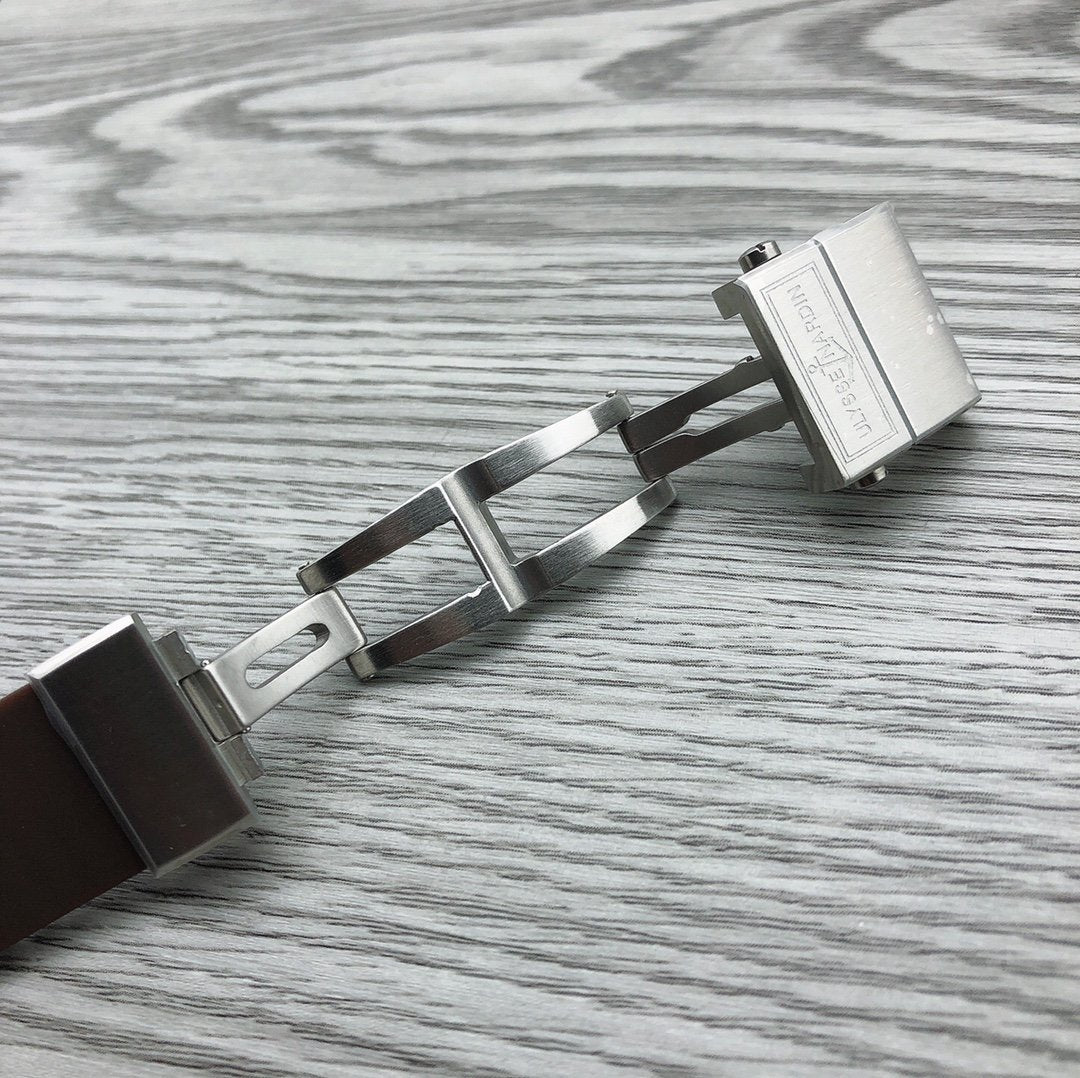 ULYSSE MARINE 42MM CHRONOMETER SILVER BROWN DIAL