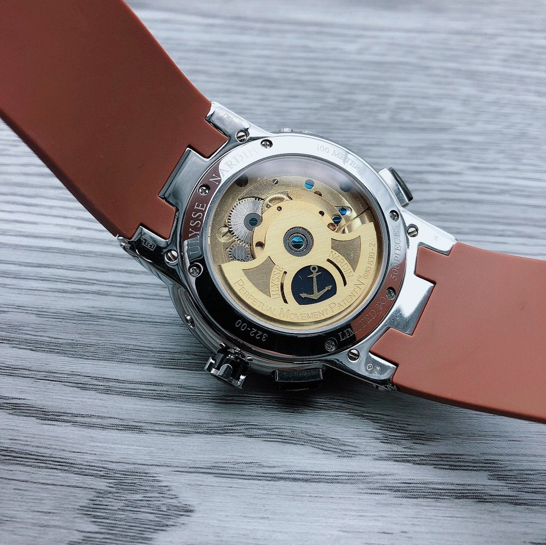 ULYSSE GMT PERPETUAL 43MM STEEL CASE