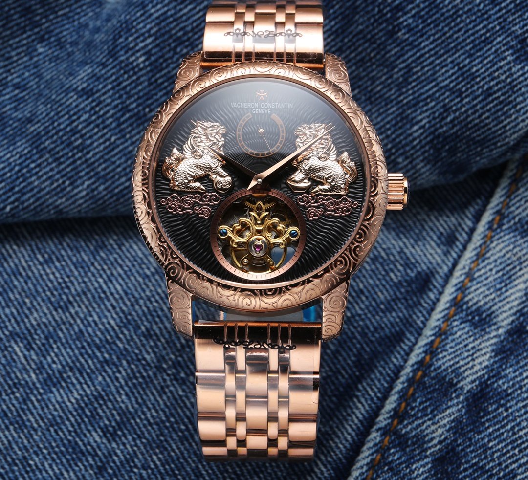 VACHERON TRADITIONNELLE TOURBILLON BLACK DIAL