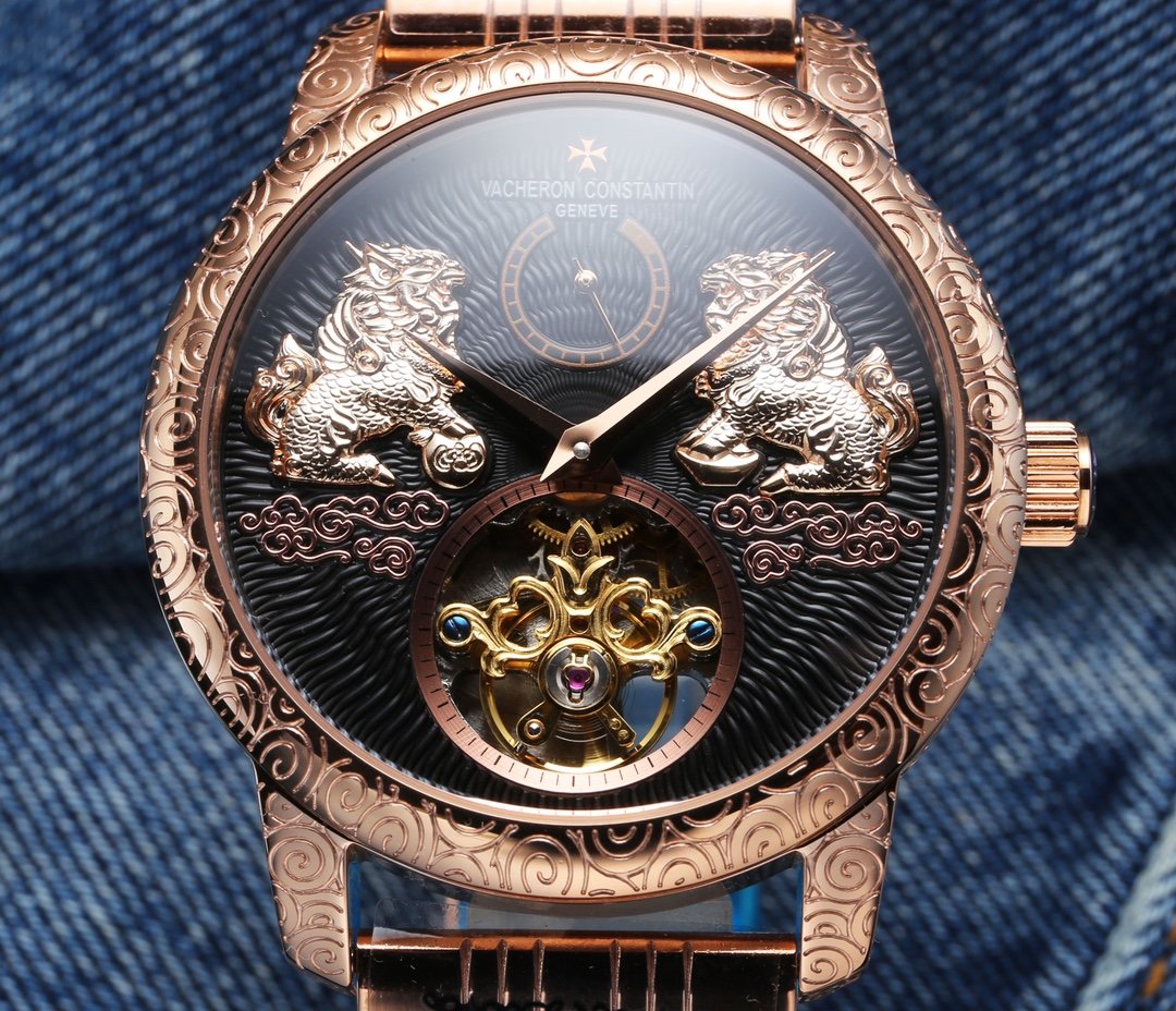 VACHERON TRADITIONNELLE TOURBILLON BLACK DIAL