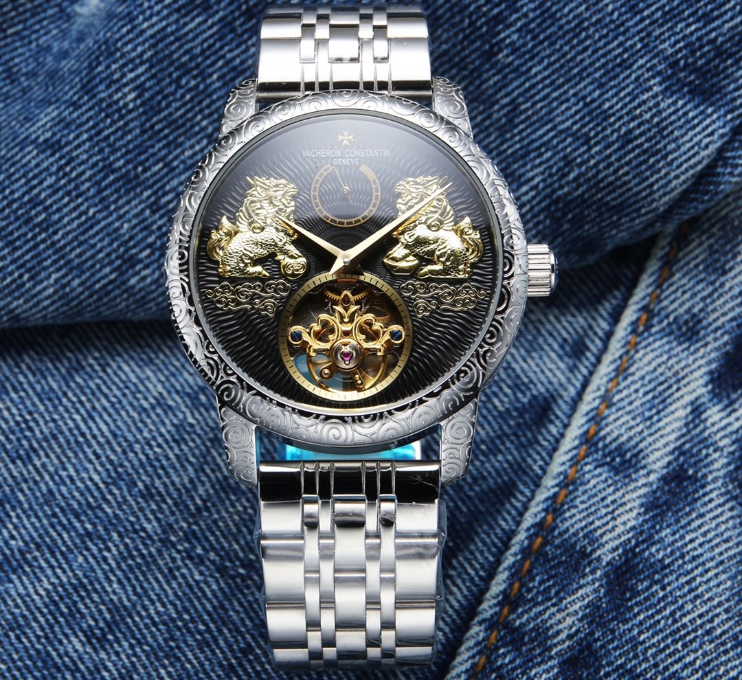 VACHERON TRADITIONNELLE TOURBILLON BLACK DIAL