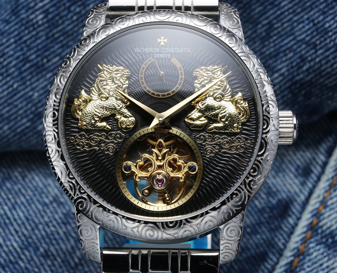 VACHERON TRADITIONNELLE TOURBILLON BLACK DIAL
