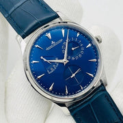 JAEGER MASTER ULTRA THIN RESERVE STEEL BLUE DIAL