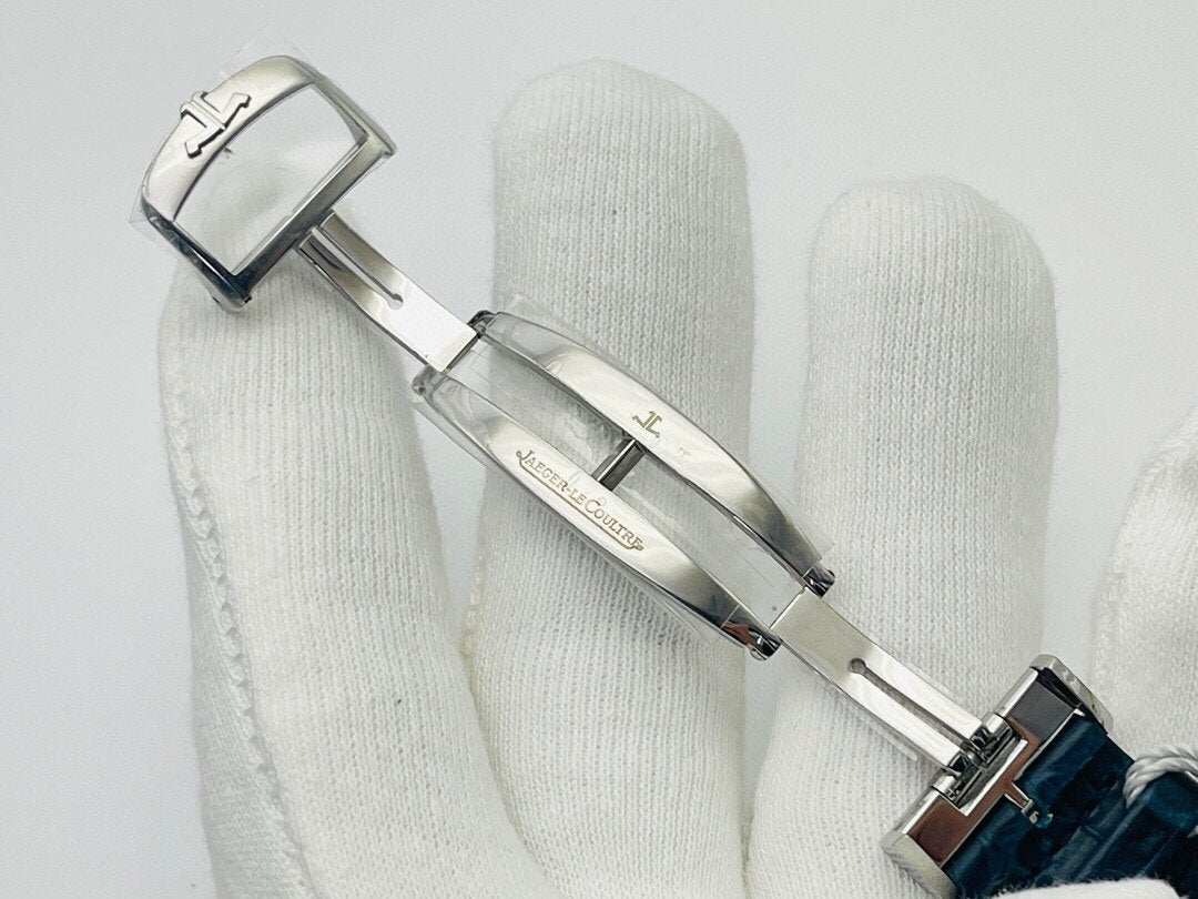 JAEGER MASTER ULTRA THIN RESERVE STEEL BLUE DIAL