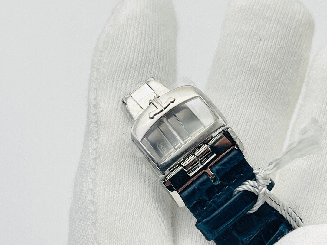 JAEGER MASTER ULTRA THIN RESERVE STEEL BLUE DIAL