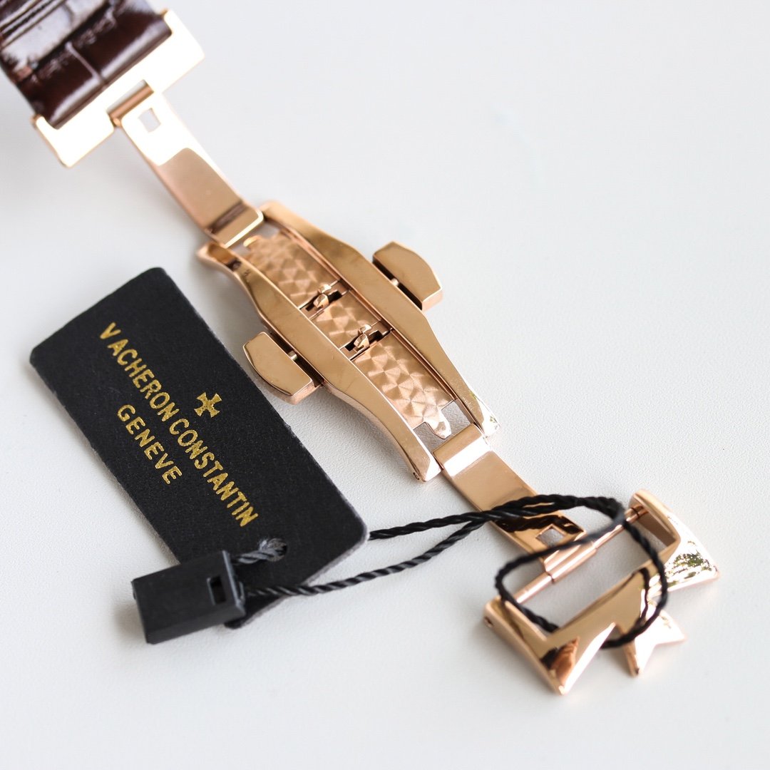 VACHERON TRIPLE-DATE 40MM ROSE GOLD BROWN DIAL