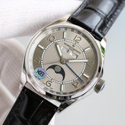 VACHERON TRIPLE-DATE 40MM STEEL GREY DIAL