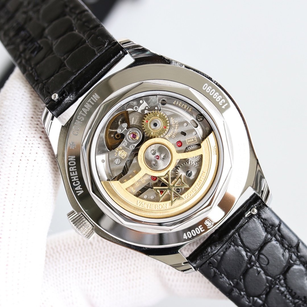 VACHERON TRIPLE-DATE 40MM STEEL GREY DIAL