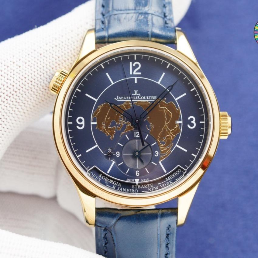 JAEGER MASTER GEOGRAPHIC 42 BLUE DIAL