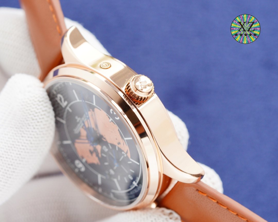 JAEGER MASTER GEOGRAPHIC 42 BLUE DIAL