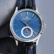 JAEGER LECOULTRE ULTRA THIN STEEL CASE MOONPHASE