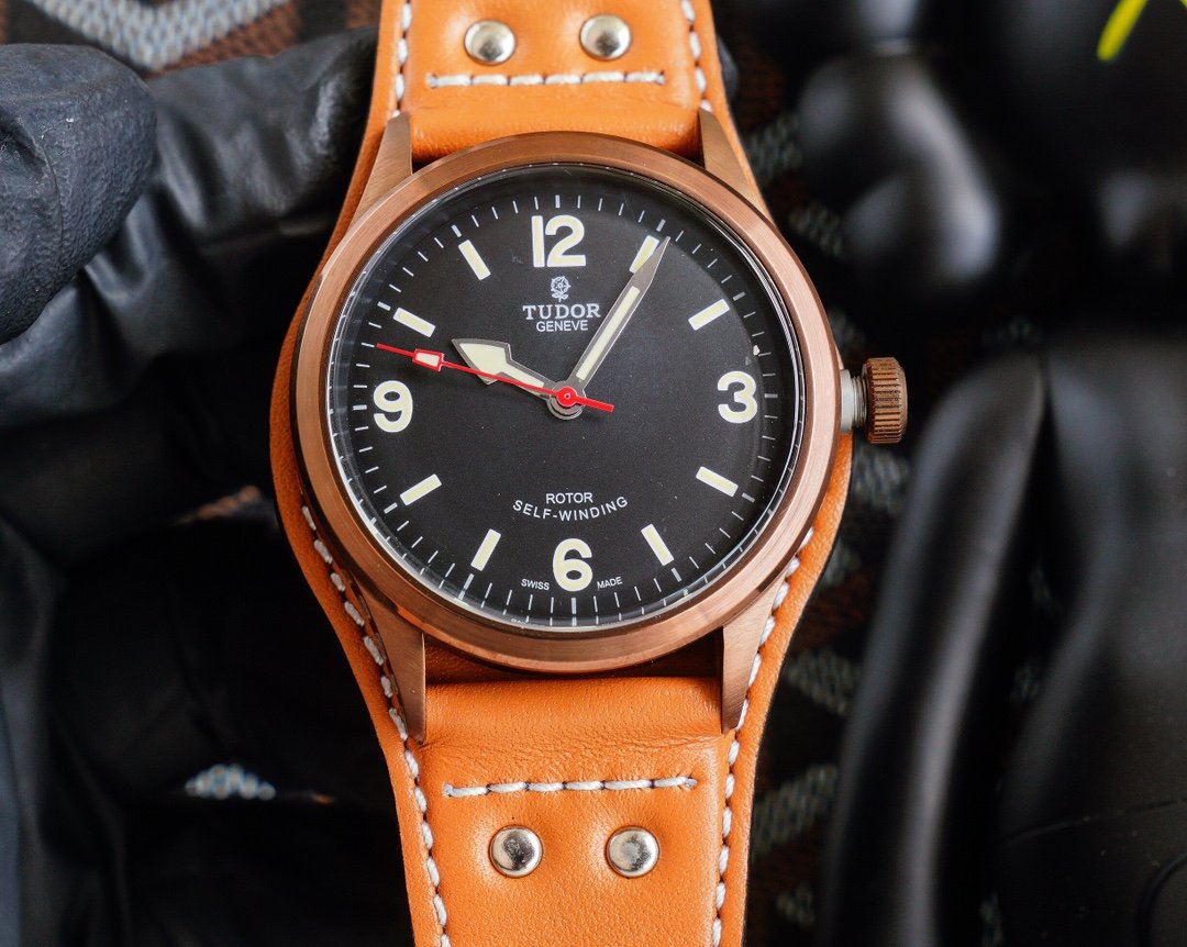 HERITAGE RANGER 41MM BLACK DIAL BRONZE CASE