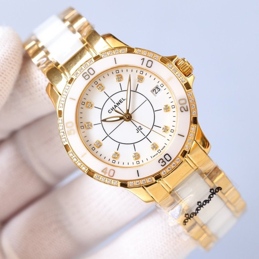 J12 AUTOMATIC TWO-TONE DIAMOND BEZEL
