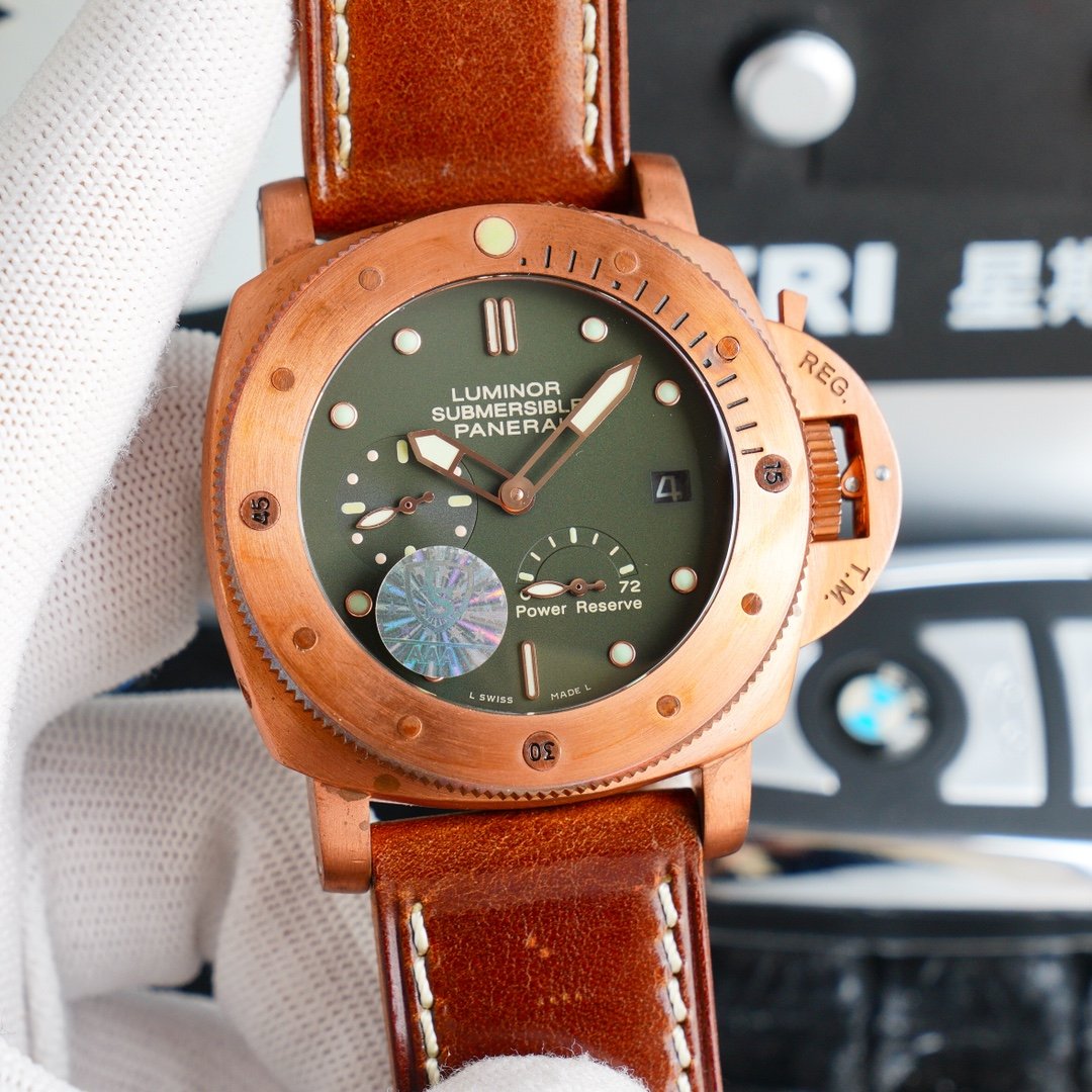 LUMINOR SUBMERSIBLE 1950 POWER RESERVE 47MM BRONZE
