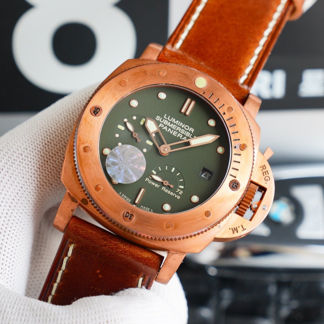 LUMINOR SUBMERSIBLE 1950 POWER RESERVE 47MM BRONZE