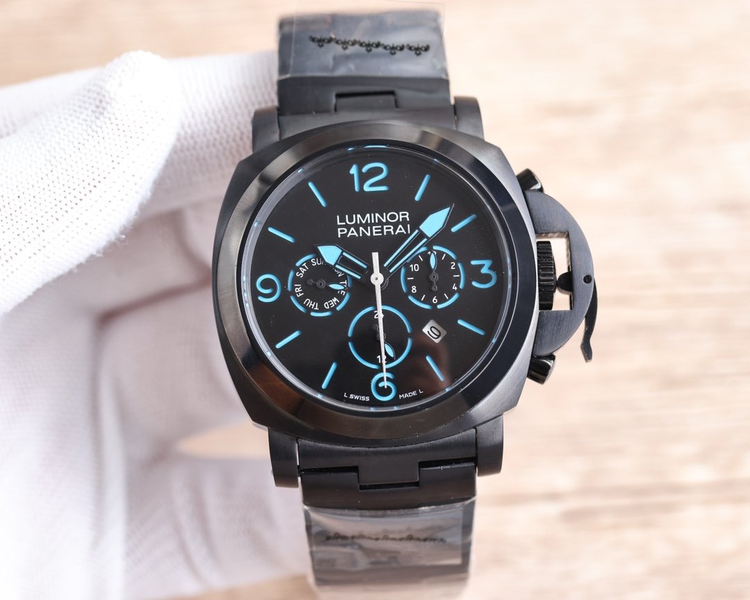 LUMINOR DAYLIGHT 44MM BLACK CASE CHRONOGRAPH