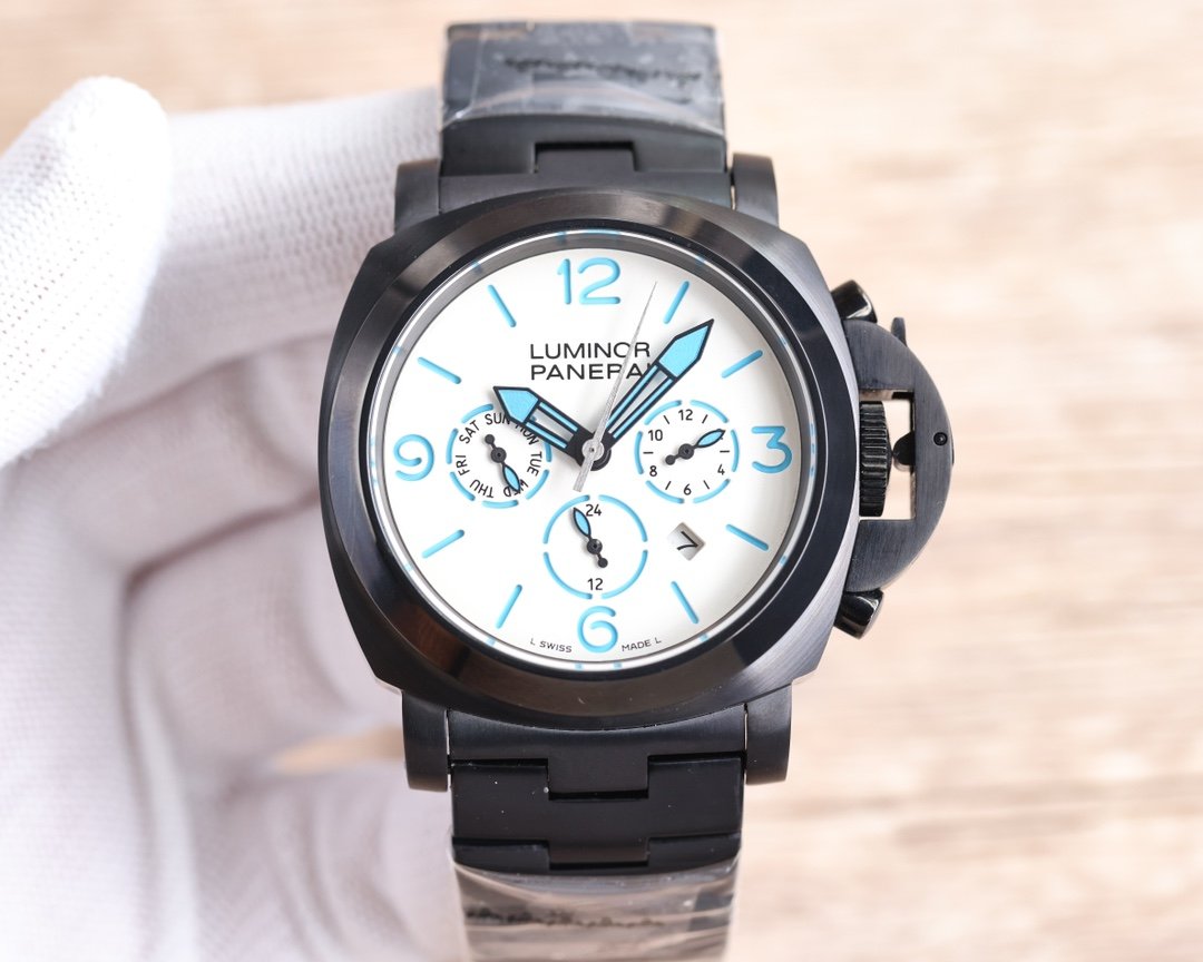 LUMINOR DAYLIGHT 44MM BLACK CASE CHRONOGRAPH