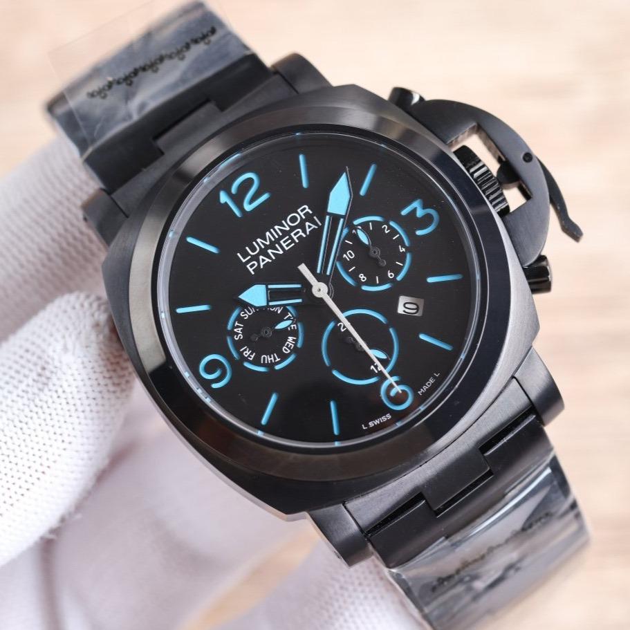 LUMINOR DAYLIGHT 44MM BLACK CASE CHRONOGRAPH