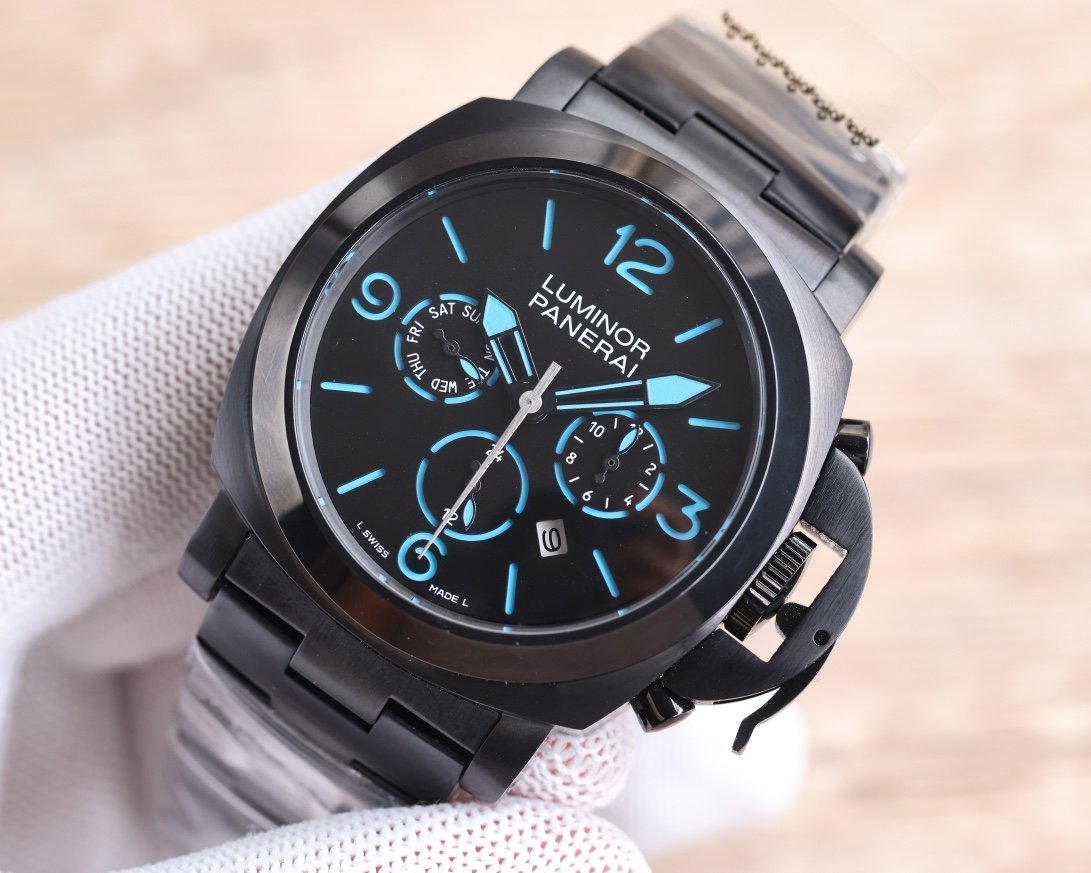 LUMINOR DAYLIGHT 44MM BLACK CASE CHRONOGRAPH