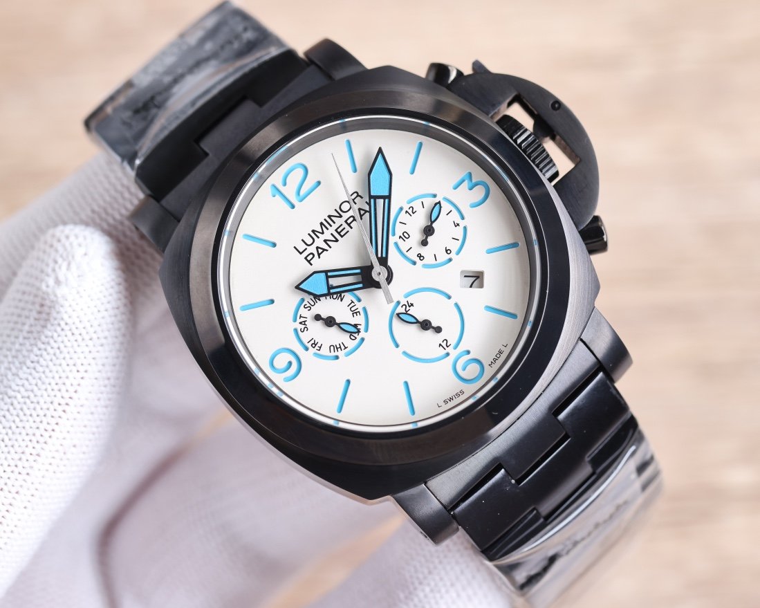 LUMINOR DAYLIGHT 44MM BLACK CASE CHRONOGRAPH