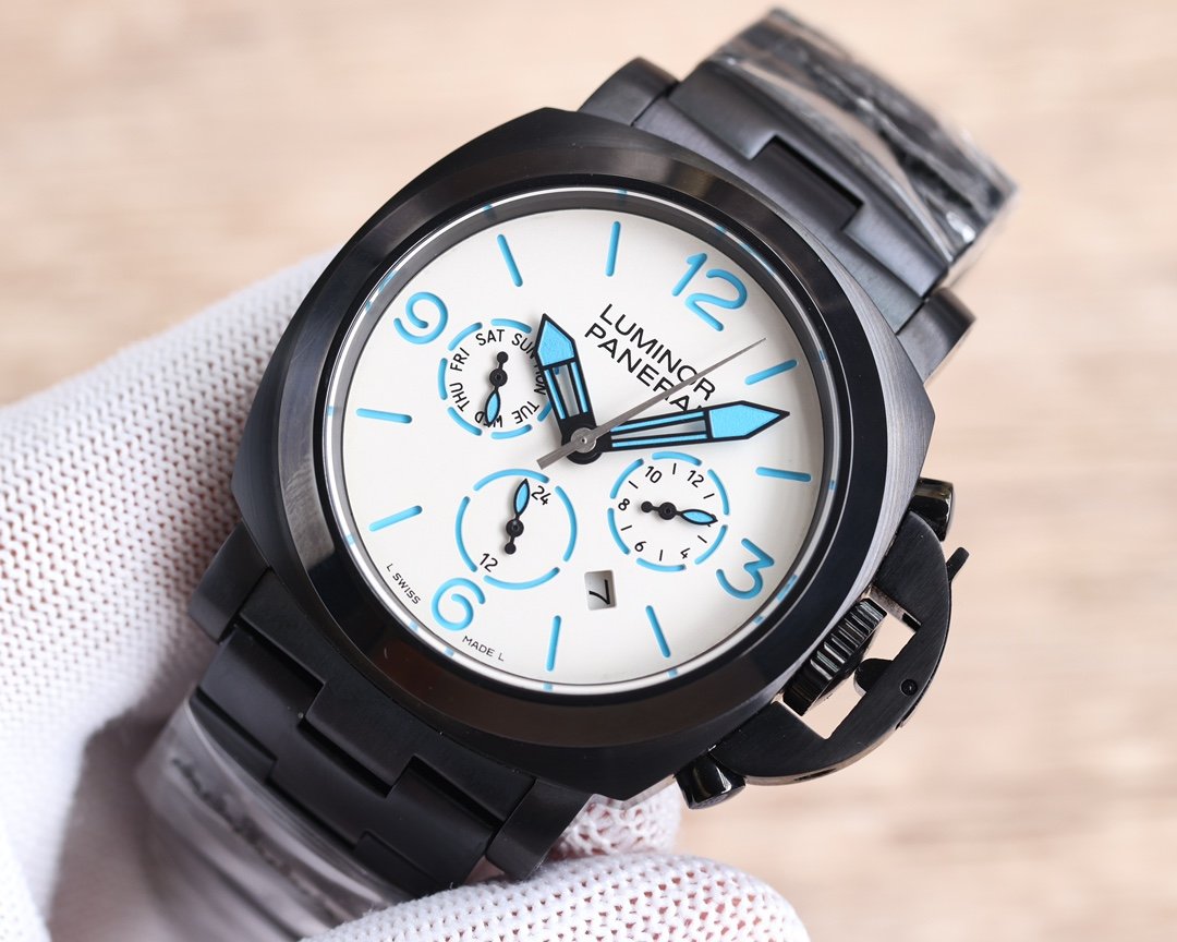 LUMINOR DAYLIGHT 44MM BLACK CASE CHRONOGRAPH