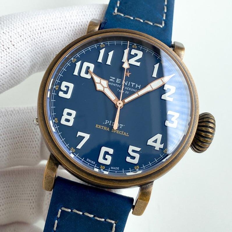 PILOT TYPE 20 45MM BRONZE CASE BLUE DIAL