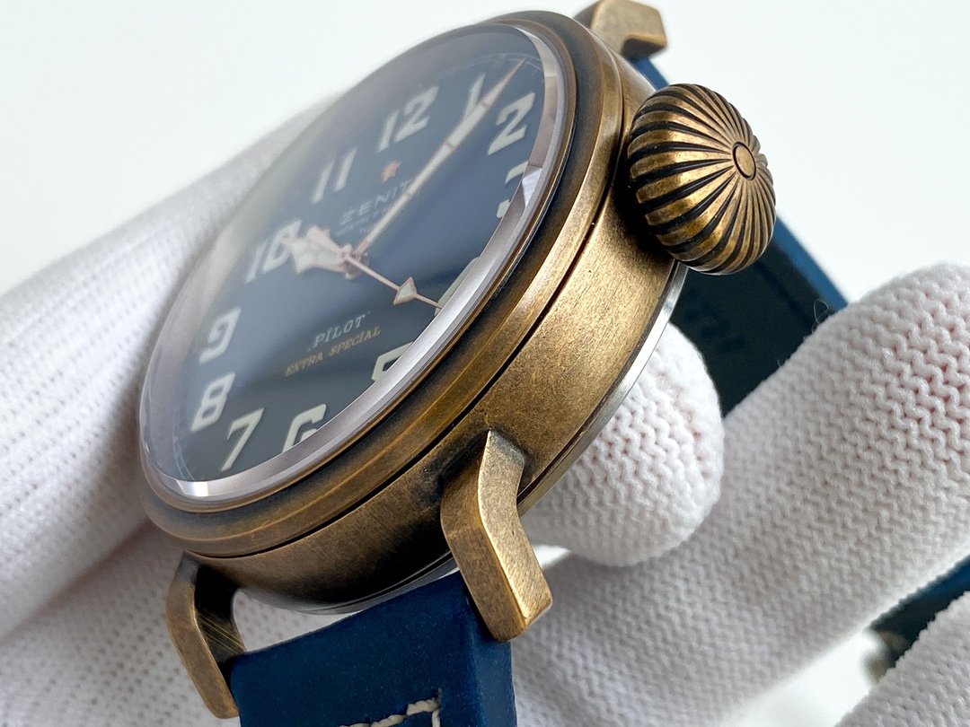 PILOT TYPE 20 45MM BRONZE CASE BLUE DIAL