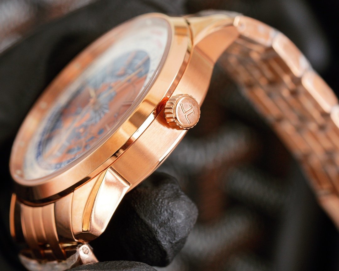 JAEGER GEOPHYSIC UNIVERSAL TIME STEEL BRACELET