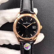JAEGER MASTER CONTROL DATE 40MM ROSE GOLD BLACK DIAL