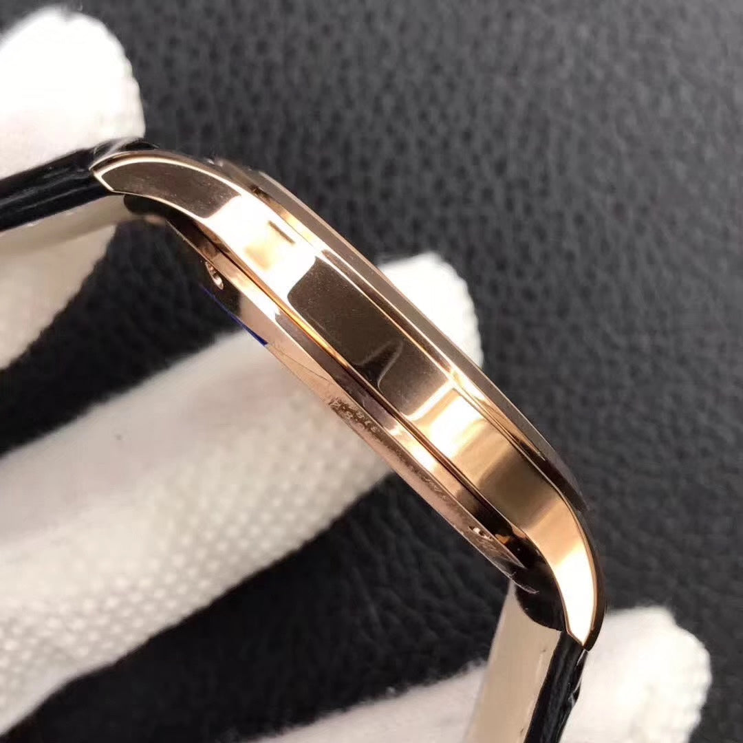 JAEGER MASTER CONTROL DATE 40MM ROSE GOLD BLACK DIAL