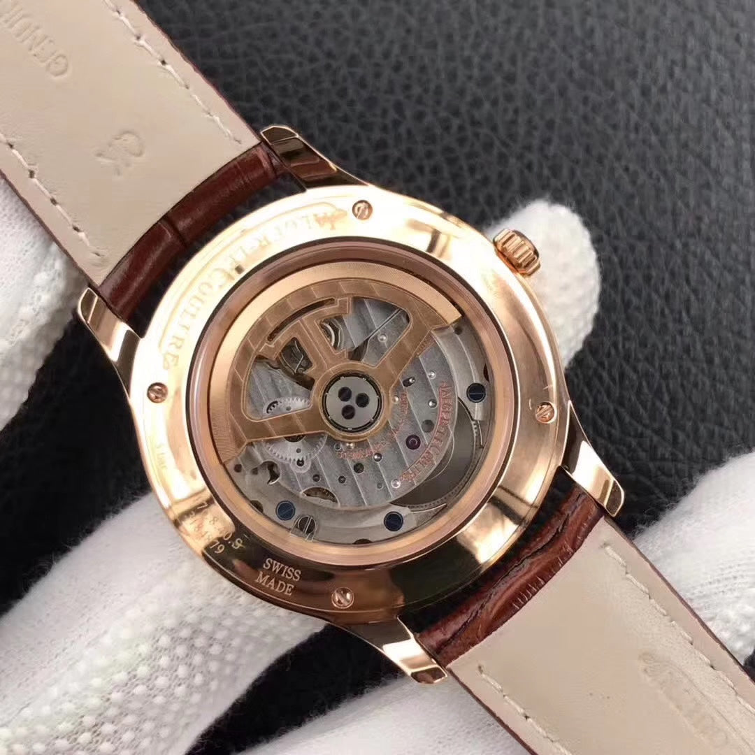 JAEGER MASTER CONTROL DATE 40MM ROSE GOLD WHITE DIAL