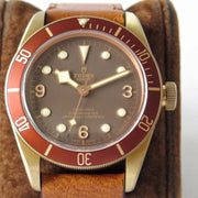 HERITAGE BLACK BAY 43 BRONZE CHRONOMETER LEATHER