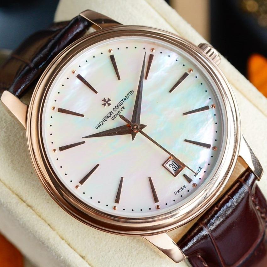 VACHERON PATRIMONY 40MM MOTHER OF PEARL DIAL