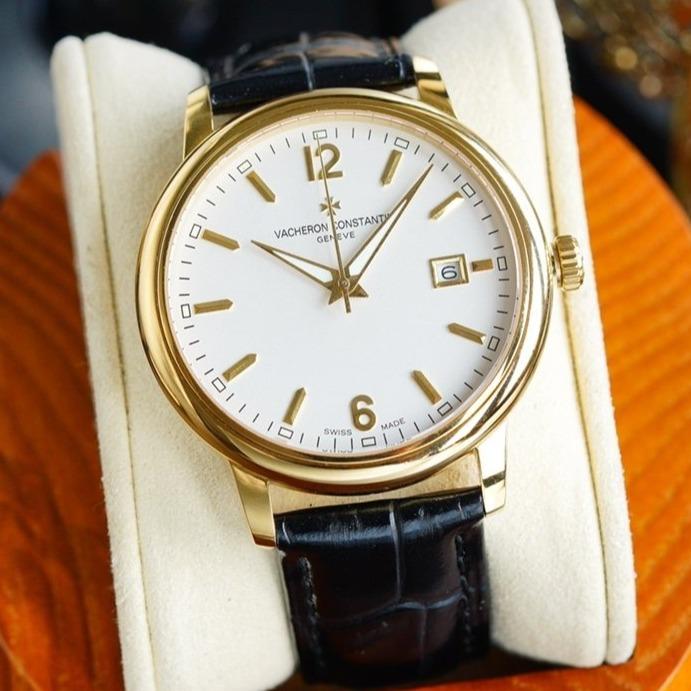 VACHERON PATRIMONY 40MM WHITE DIAL ARABIC NUMERALS