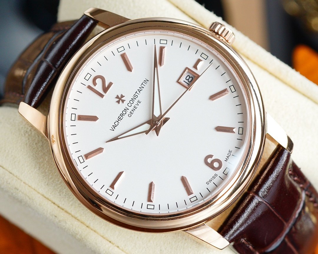 VACHERON PATRIMONY 40MM WHITE DIAL ARABIC NUMERALS