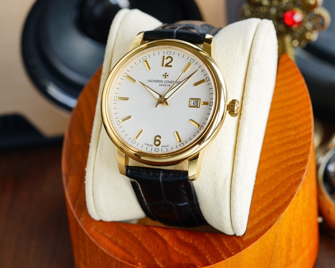 VACHERON PATRIMONY 40MM WHITE DIAL ARABIC NUMERALS