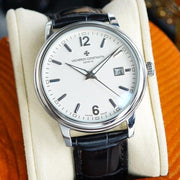 VACHERON PATRIMONY 40MM STEEL CASE ARABIC NUMERALS