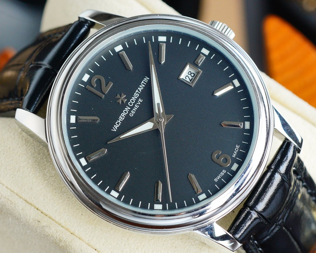VACHERON PATRIMONY 40MM STEEL CASE ARABIC NUMERALS