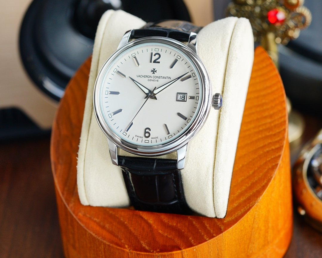 VACHERON PATRIMONY 40MM STEEL CASE ARABIC NUMERALS