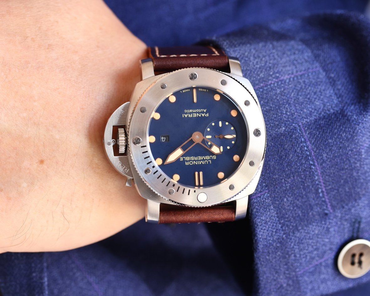 PANERAI SUBMERSIBLE 47 BLUE DIAL