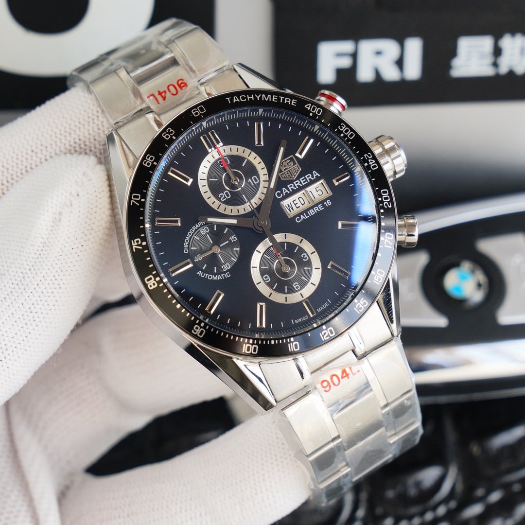 CARRERA CALIBRE 16 DAY-DATE CHRONOGRAPH 43MM